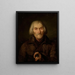 Portrait eines alten Mannes - Aleksander Rycerski — gerahmtes Bild an der Wand
