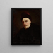 Selbstporträt - Aleksander Rycerski — gerahmtes Bild an der Wand