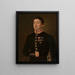 Portrait eines russischen Militäroffiziers - Aleksander Stankiewicz — gerahmtes Bild an der Wand
