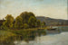 Landschaftsbild am Wasserufer - Aleksander Swieszewski — Ansicht des Kunstwerks