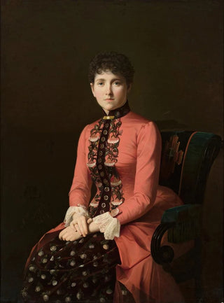 Aleksei Mikhailovich Kolesov - Portrait of a young woman.webp