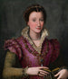 Portrait einer Dame (Kasuskonflikt) - Alessandro Allori — Ansicht des Kunstwerks