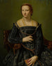 Portrait einer Dame in Schwarz - Alessandro Allori — Ansicht des Kunstwerks