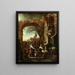 Der Christus und die Samariterin - Alessandro Magnasco — gerahmtes Bild an der Wand