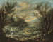 Der Christus am Ufer des Galiläischen Meeres - Alessandro Magnasco — Ansicht des Kunstwerks