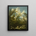 Landschaft mit der Wäscherin - Alessandro Magnasco — gerahmtes Bild an der Wand