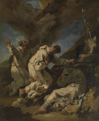 Alessandro Magnasco - Praying Monks.webp