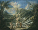 Le Baptême du Christ - Alessandro Magnasco — Ansicht des Kunstwerks