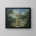 Le Baptême du Christ - Alessandro Magnasco — gerahmtes Bild an der Wand