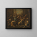 Die Auferstehung Lazares - Alessandro Magnasco — gerahmtes Bild an der Wand