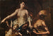 Venus in der Schmiede des Vulkan mit Cupido mit verbundenen Augen - Alessandro Magnasco — Ansicht des Kunstwerks