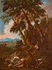 Lavandières und Holzfäller - Alessandro Magnasco — Ansicht des Kunstwerks