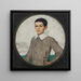 Alexander Saitzoff, Bruder von Vera Saitzoff - Franz von Stuck — gerahmtes Bild an der Wand