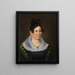 Portrait von Mme John H. Sanders - Alexander Bradford — gerahmtes Bild an der Wand