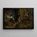 Innenansicht eines Waldes - Alexander Brodszky — gerahmtes Bild an der Wand