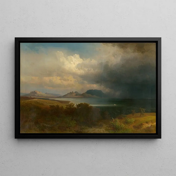 Alexander Brodszky - Storm over Lake Balaton.webp