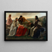 Christus und Frauen - Alexander Demetrius Goltz — gerahmtes Bild an der Wand