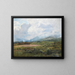Ein Landschaft der Highlands mit einem Bauernhof - Alexander Fraser der Jüngere — gerahmtes Bild an der Wand