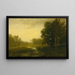 Ein Sommertag - Alexander Helwig Wyant — gerahmtes Bild an der Wand
