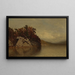 Landschaft am See - Alexander Helwig Wyant — gerahmtes Bild an der Wand