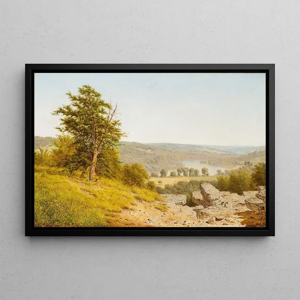 Landschaft - Alexander Helwig Wyant — gerahmtes Bild an der Wand