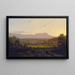 Vallée paisible - Alexander Helwig Wyant — gerahmtes Bild an der Wand