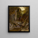 Das opalfarbene Flussbett in den Adirondacks - Alexander Helwig Wyant — gerahmtes Bild an der Wand