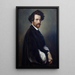 Selbstporträt - Alexander Heubel — gerahmtes Bild an der Wand