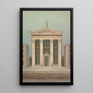 Alexander Jackson Davis - Study for the Astor Library New York.webp