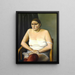 Halbakt II - Alexander Kanoldt — gerahmtes Bild an der Wand
