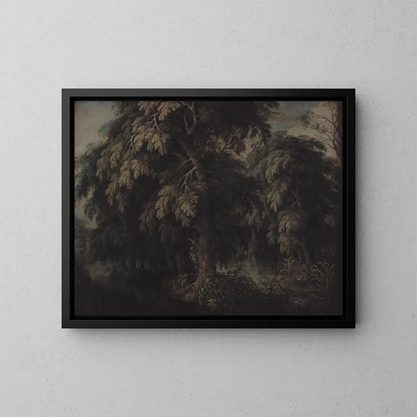 Landschaft mit Bäumen - Alexander Keirincx — gerahmtes Bild an der Wand