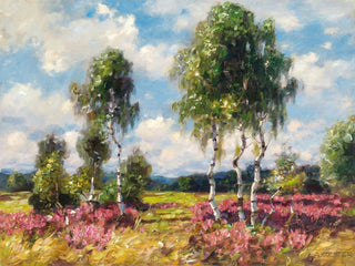 Alexander Koester - Birches in a heath landscape Viktring Carinthia.webp
