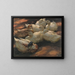 Enten am Boden - Alexander Koester — gerahmtes Bild an der Wand