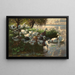 Enten am Seeufer - Alexander Koester — gerahmtes Bild an der Wand