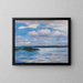 Ansicht mit Wetterwolken - Alexander Koester — gerahmtes Bild an der Wand