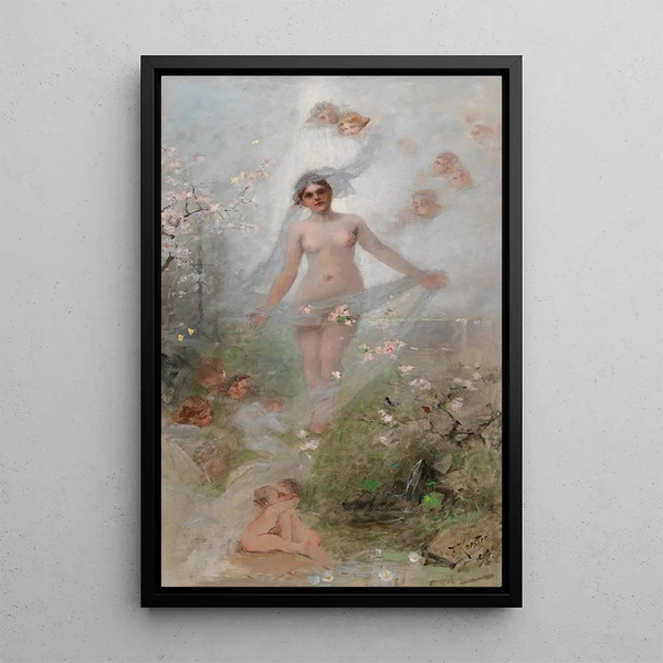 Frühling - Alexander Koester — gerahmtes Bild an der Wand