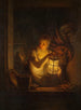 Eine Frau mit Laterne - Alexander Laurus — Ansicht des Kunstwerks