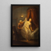 Nach dem Bad - Alexander Laurus — gerahmtes Bild an der Wand