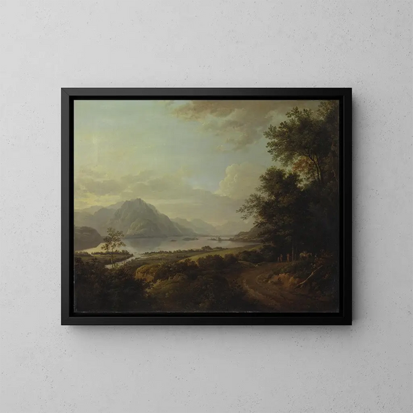 Loch Awe, Argyllshire - Alexander Nasmyth — gerahmtes Bild an der Wand