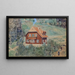 Haus - Alexander Pock — gerahmtes Bild an der Wand