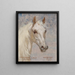 Portrait de cheval Calais - Alexander Pock — gerahmtes Bild an der Wand