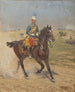 Soldat auf Pferd - Alexander Pock — Ansicht des Kunstwerks