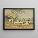 Sechs Jack Russell Terrier - Alexander Pope Jr — gerahmtes Bild an der Wand