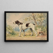 Pointer englisch stehend nach links - Alexander Pope Jr — gerahmtes Bild an der Wand