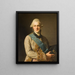 Bruder des Herzogs Friedrich-Adolf Gustave III - Alexander Roslin — gerahmtes Bild an der Wand