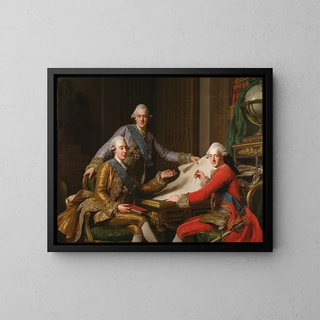Alexander Roslin - King Gustav III Of Sweden And His Brothers.webp