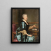 Portrait von Marguerite de Conzié - Alexander Roslin — gerahmtes Bild an der Wand