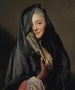 Die Dame im Schleier, die Frau des Künstlers - Alexander Roslin — Ansicht des Kunstwerks