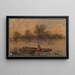 Boot am Ufer - Alexander Schaepkens — gerahmtes Bild an der Wand