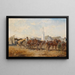 Markttag in Szolnok - Alexander von Bensa — gerahmtes Bild an der Wand